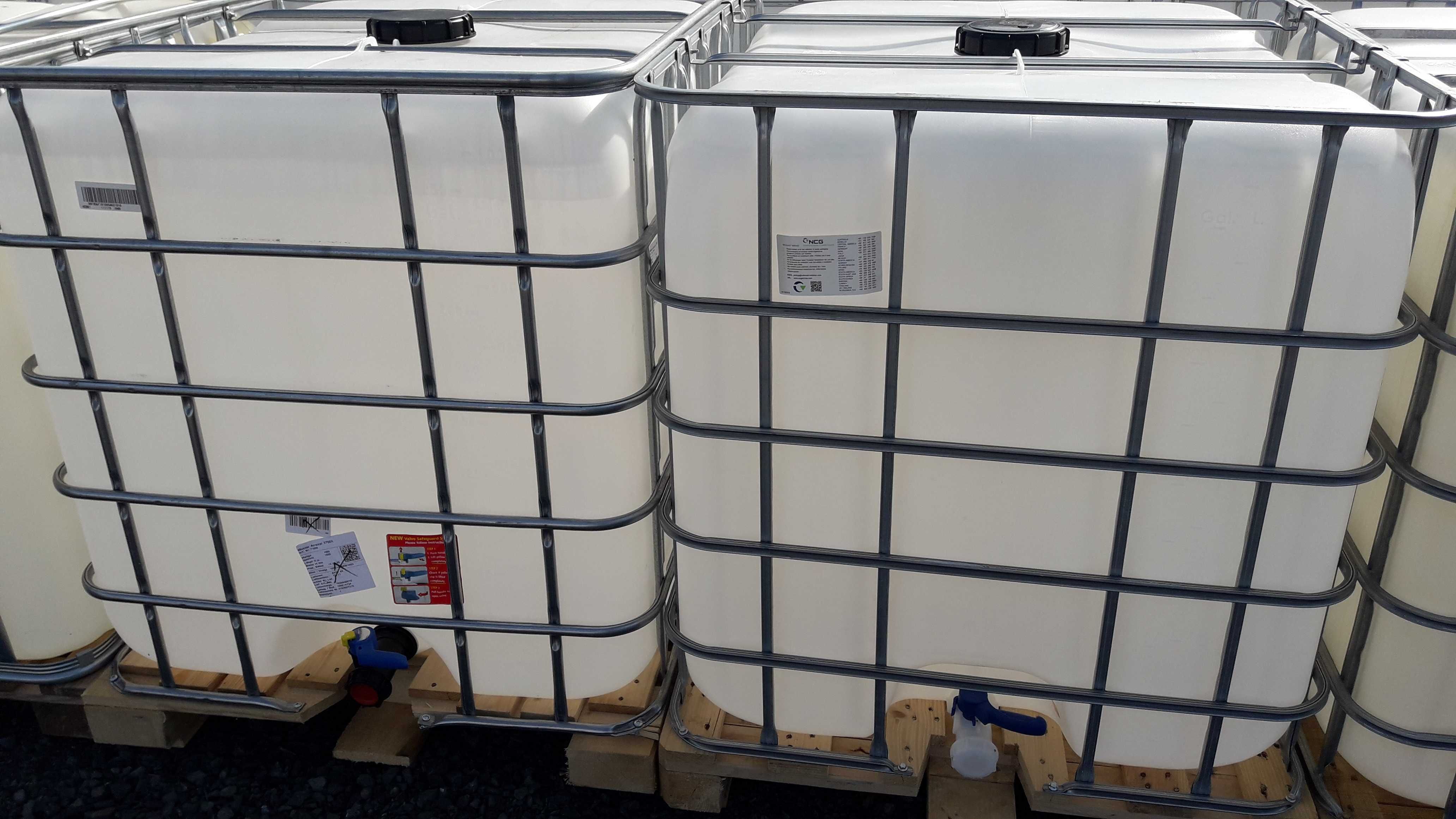 Zbiornik 1000L Zbiorniki Mauser Paleto pojemnik Kompost Woda Transport