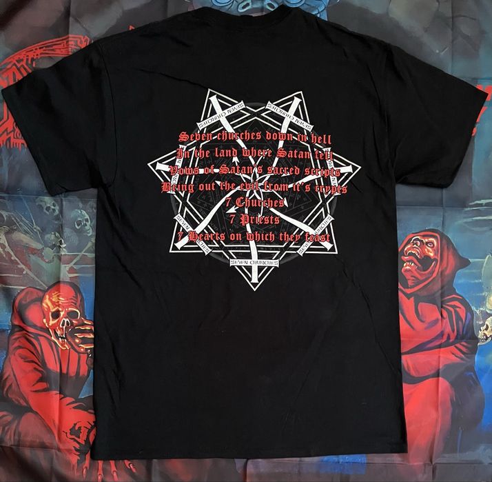 Possessed - Seven Churches Shirt - Tamanho M