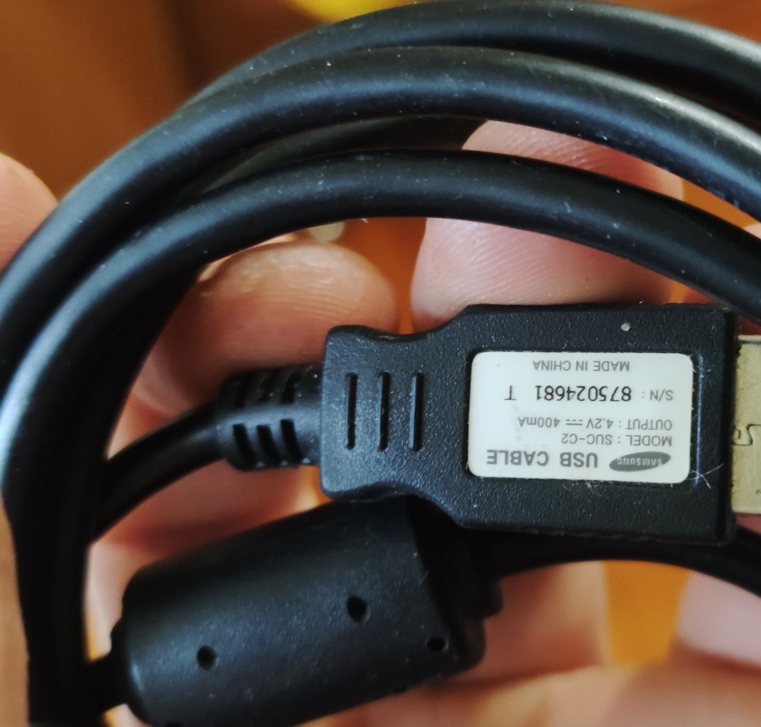USB кабель старих моделей телефону Samsung, Оригінал.