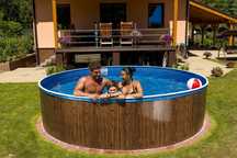 Basen kanadyjski Miami 3,6 x 1,2 m - Zestaw Premium