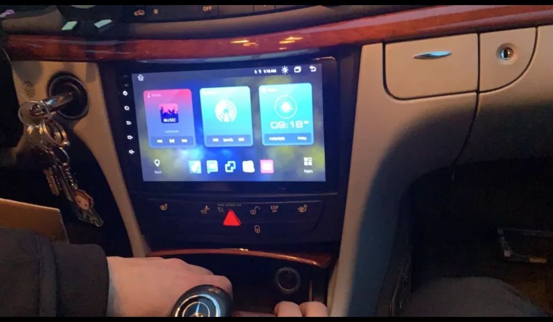 Rádio Android 13 com GPS com GPS Mercedes W211/ CLS ( Artigo novo)