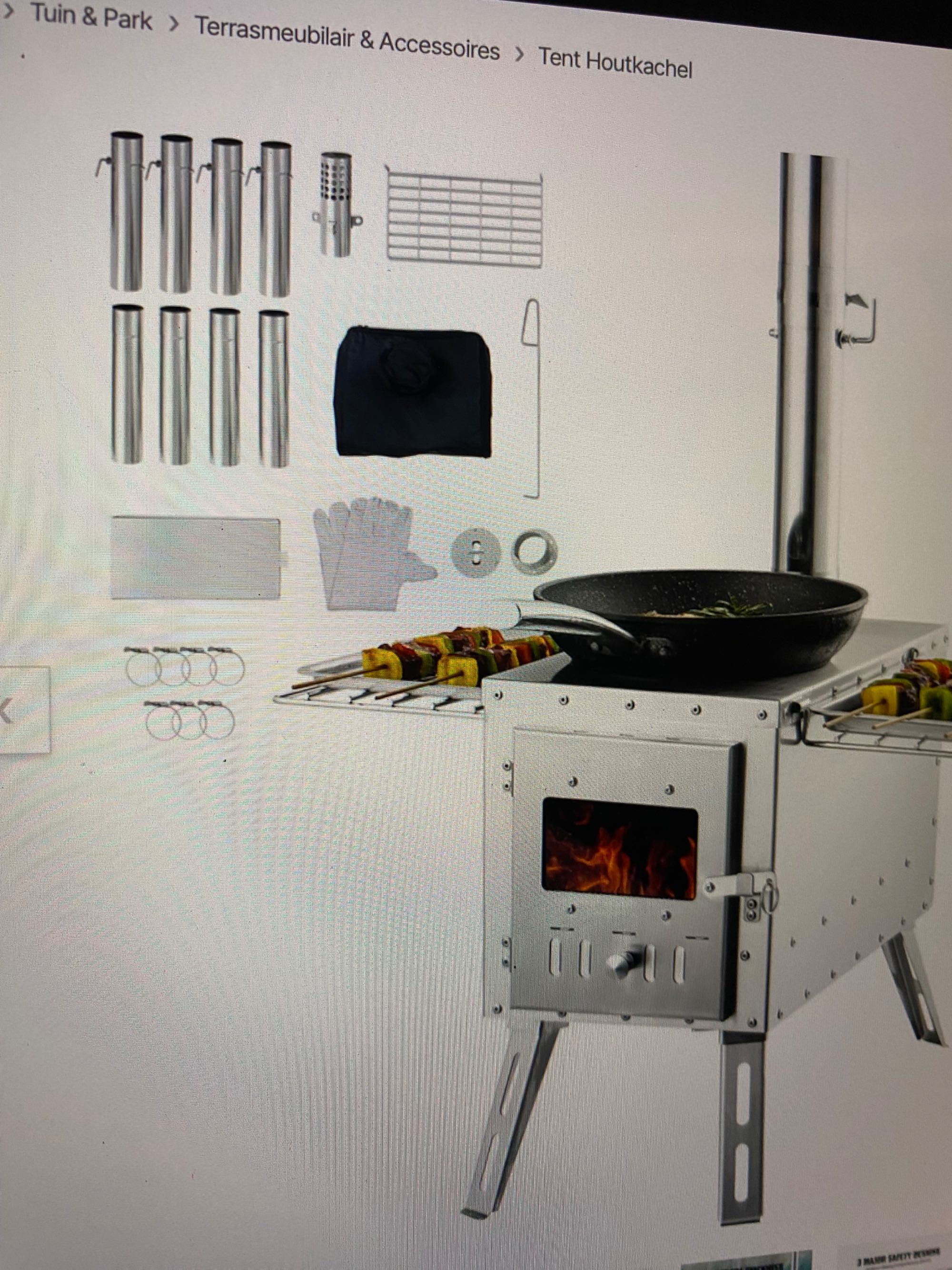 fogão de churrasco
