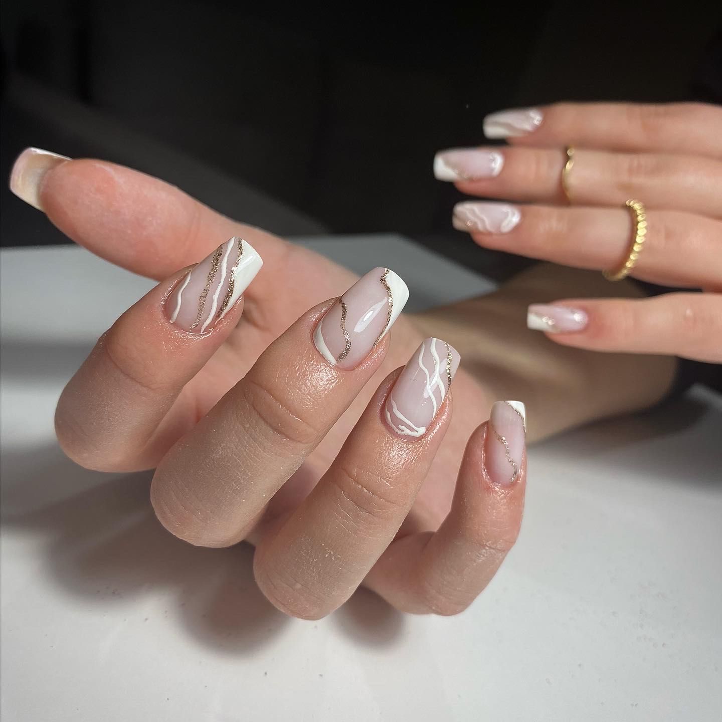 PaZnokcie przedłużanie paznokci manicure hybrydowy hybrydy pedicure