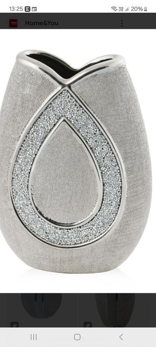 Wazon glamour  srebny