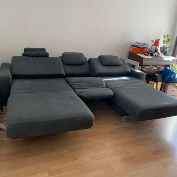 Sofa skórzana Hukla elektrycznie rozkładana