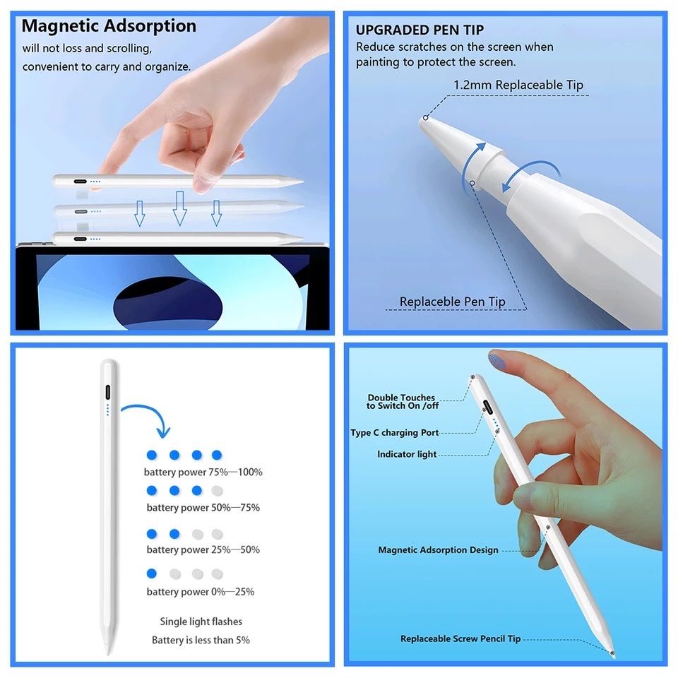 Универсальный стилус Apple Pencil