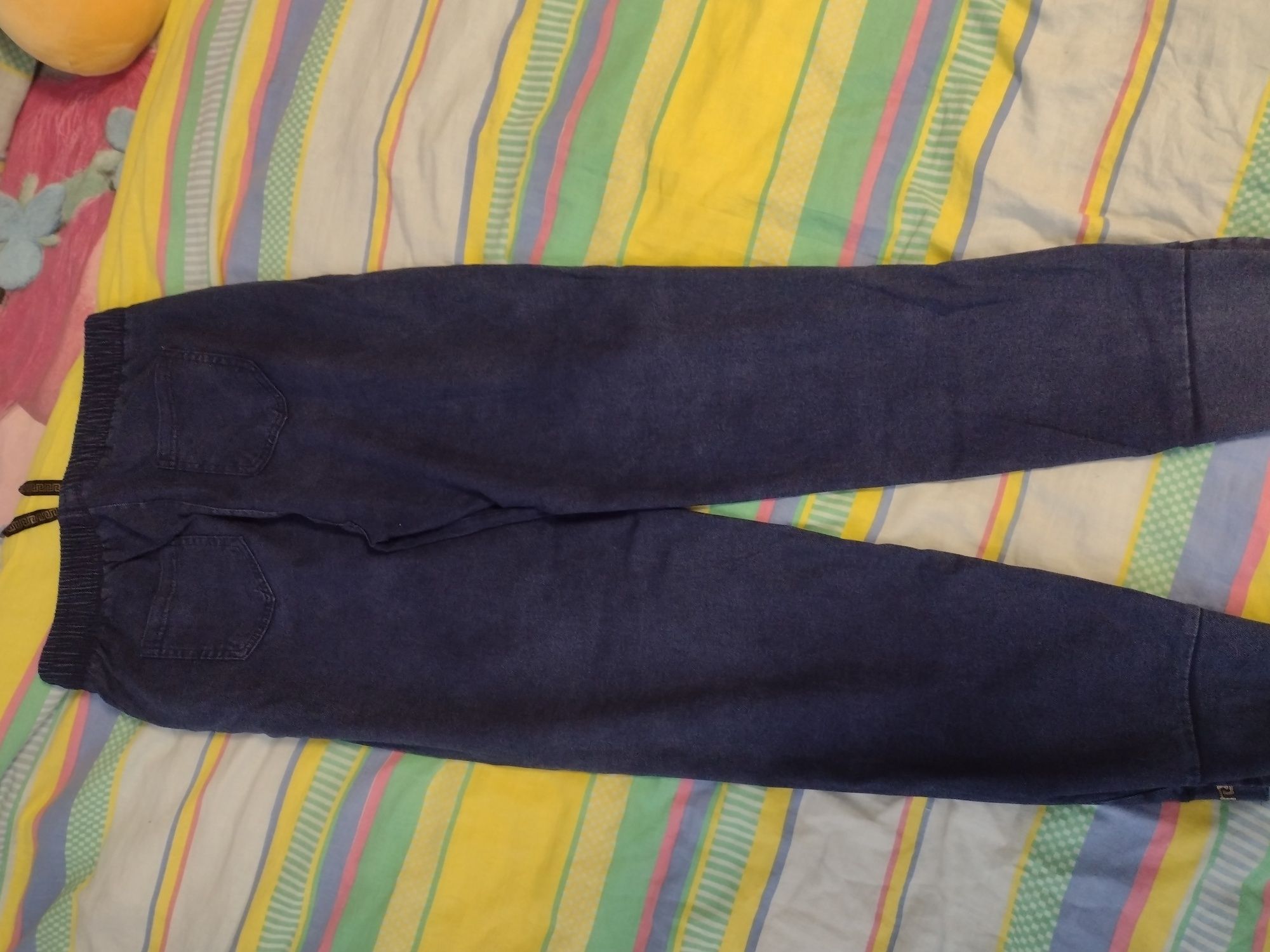 Spodnie miękki jeans damskie rozm 5xl