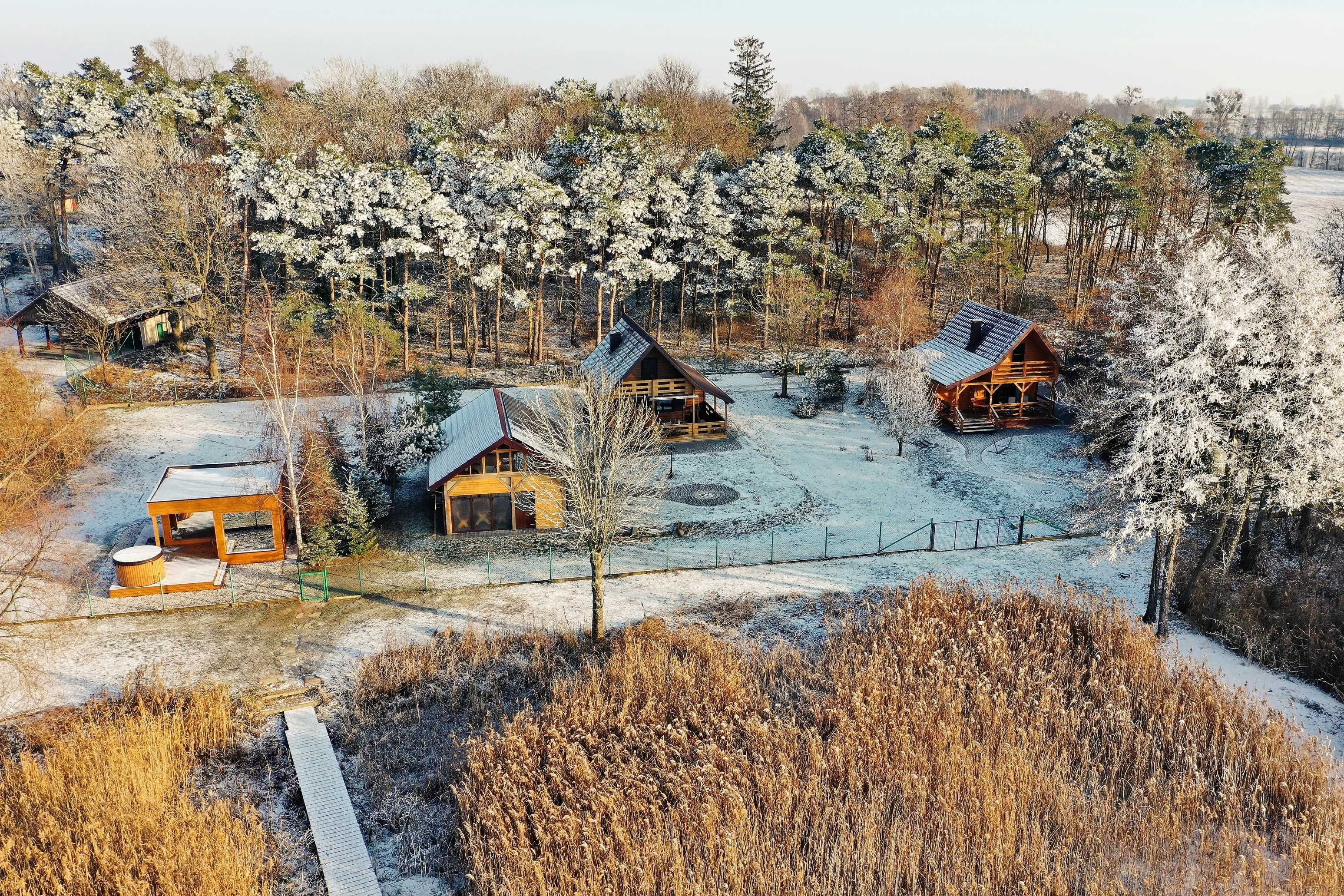 Bajkowa Przystań #domki całoroczne #sauna #balia w Wielkopolsce