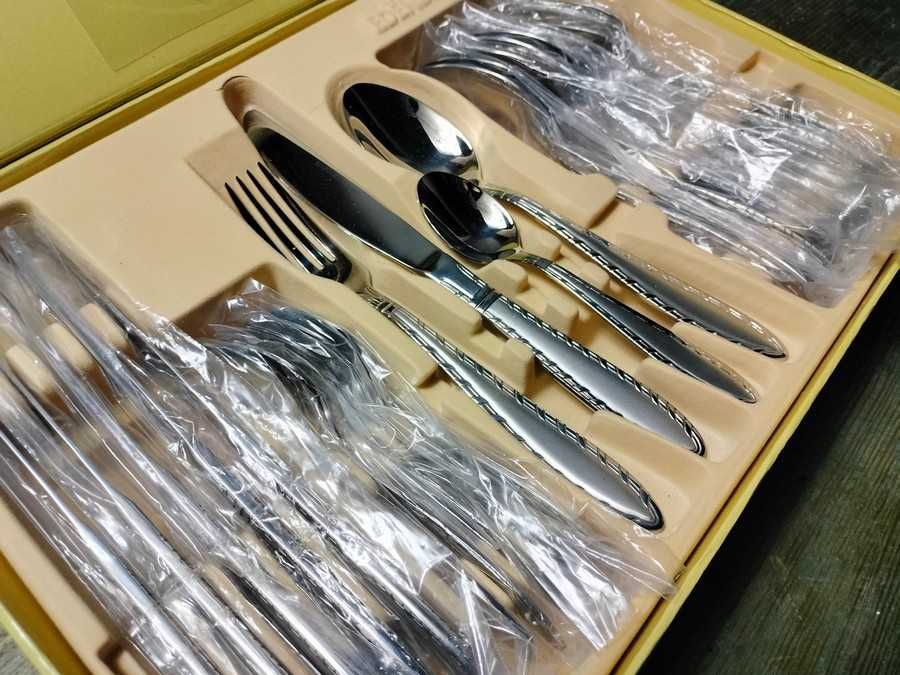 Zestaw sztućców na 6 osób 24 elementy edenberg niemieckie zmywarka