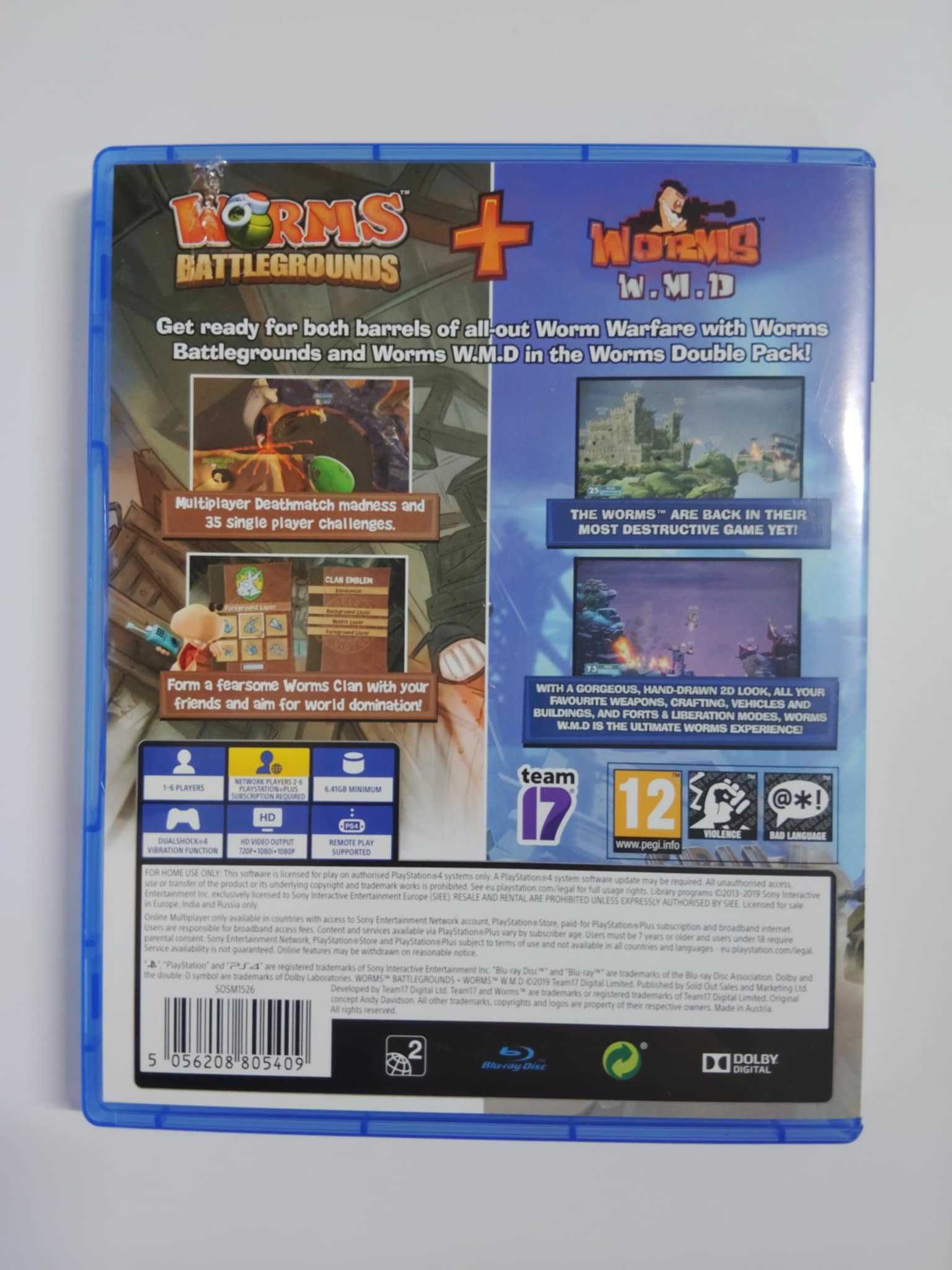 Worms: Battlegrounds + Worms: W.M.D. PS4