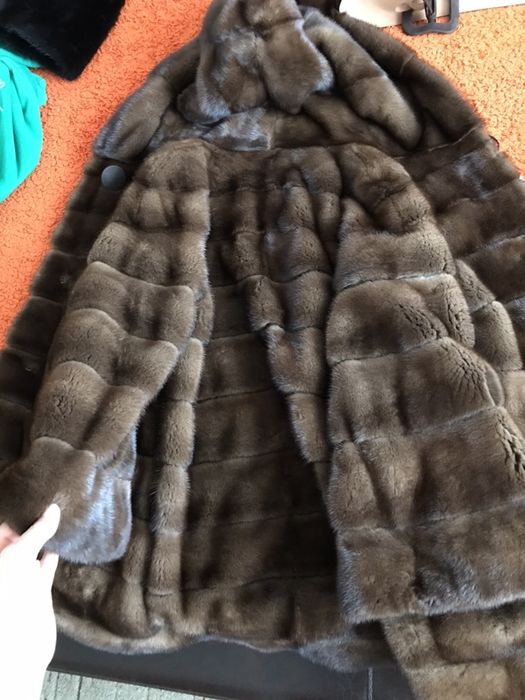 Шуба норка поперечка