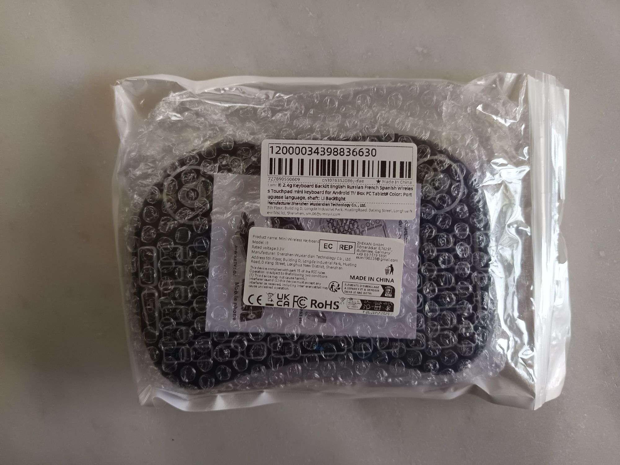 Mini teclado sem fios