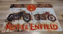 baner 90x60cm  materiał Royal enfield aperol spritz