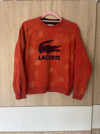 Bluza Lacoste XS custom tie dye 34 crewneck viral hit damska logowana