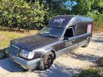 mercedes w124 karawan maska zderzak lampa grill błotnik drzwi zbiornik paliwa szyba lusterko