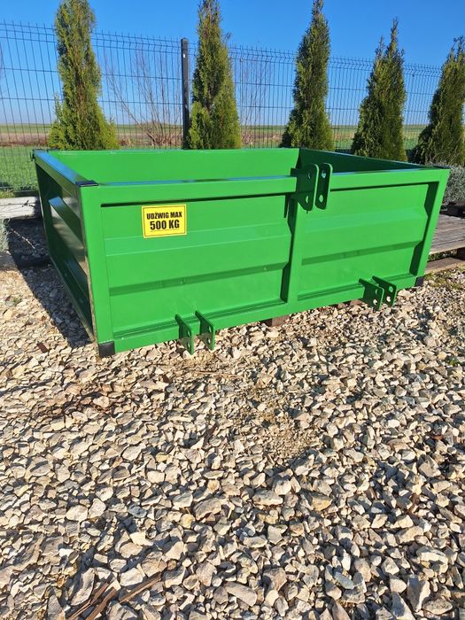 Skrzynia transportowa do ciągnika i minitraktorków