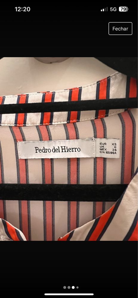 Camisa senhora pedro del hierro