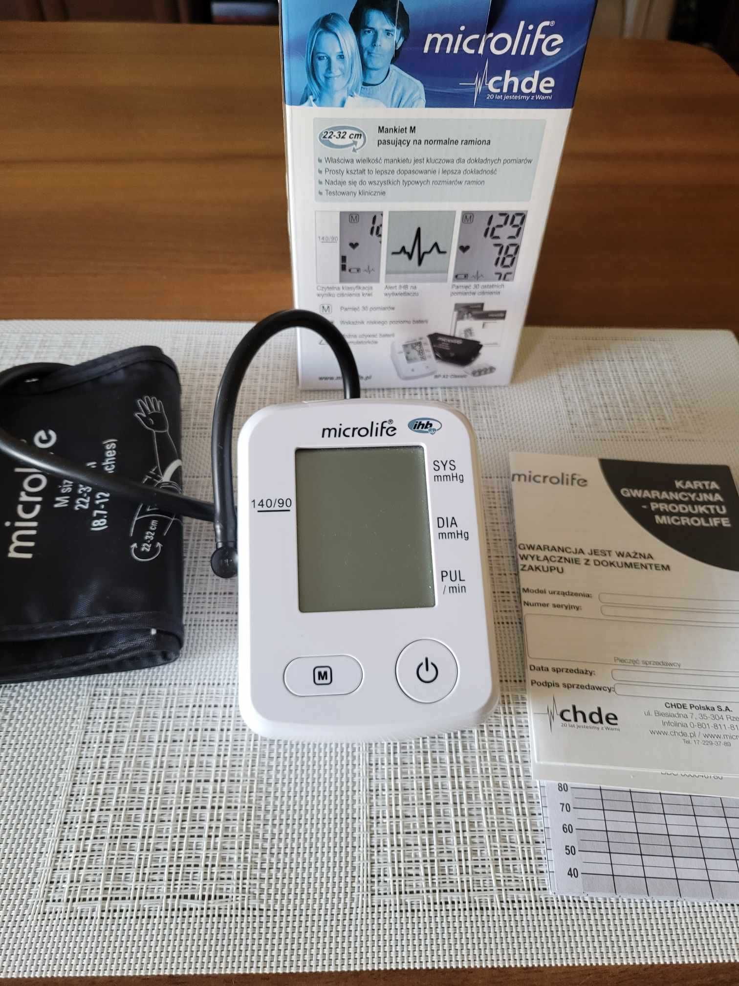 Aparat do mierzenia ciśnienia nowy na gwarancji