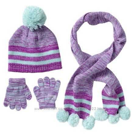 Шапка шарф перчатки