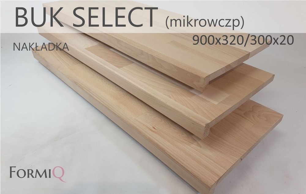 Nakładki buk select mikrowczep 900x320/300x20/40