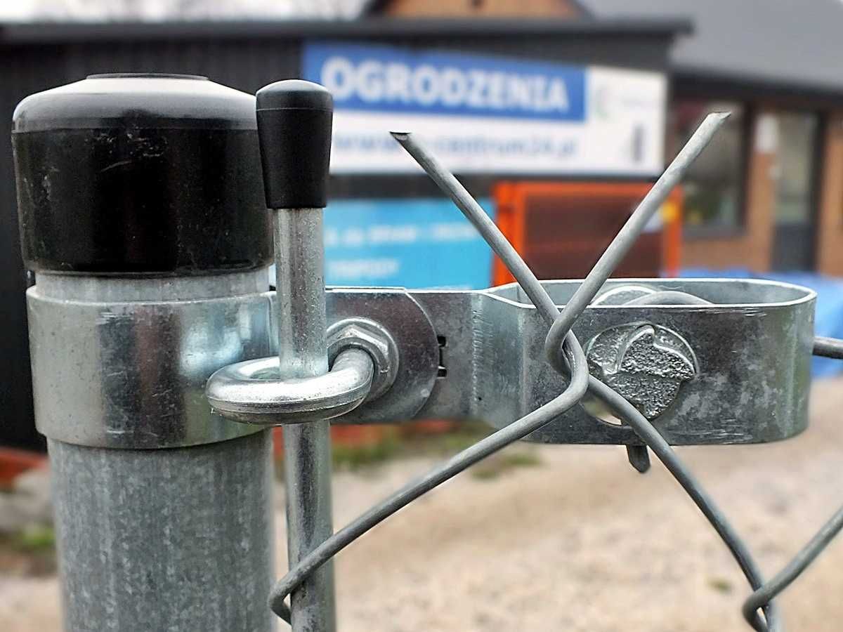 Siatka ogrodzeniowa ocynkowana 125 150 fi 2,8 słupki + akcesoria