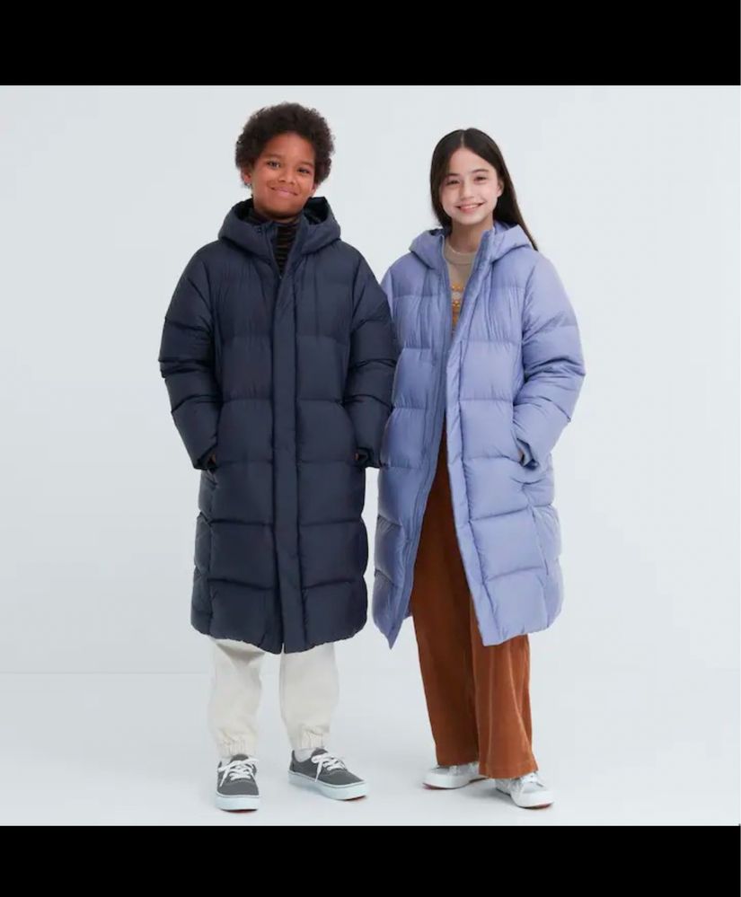 Пуховик UNIQLO хлопчику 11-12 років
