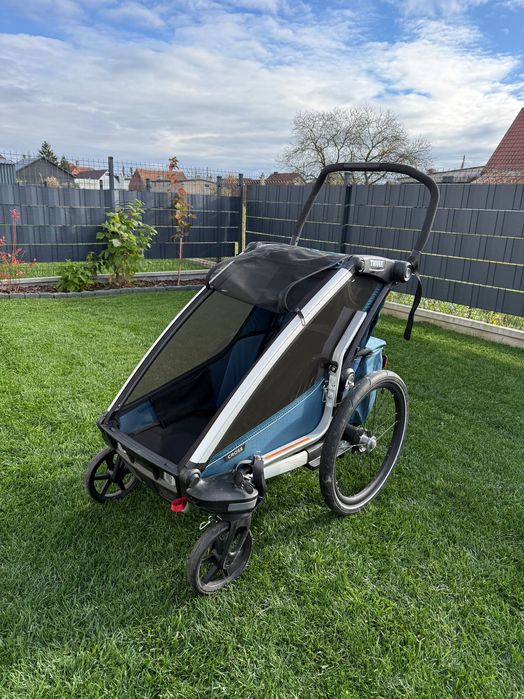 Przyczepka rowerowa Thule Chariot Cross 1 + wkładka do małego dziecka