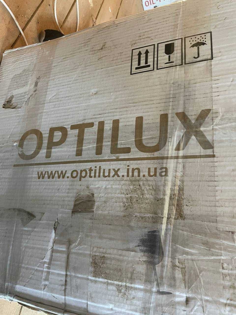 Керамическая панель Optilux 1100 Вт, 24-28 м.кв, 600х600х70, крем