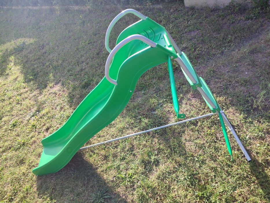 Nowa zjeżdżalnia ogrodowa, ślizg dla dziecka