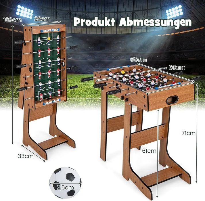 Składany stół do piłkarzyków dla dzieci