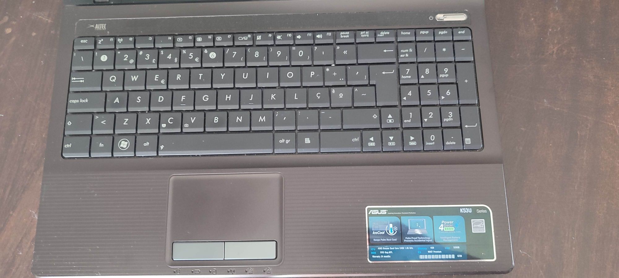 Computador ASUS K53U series