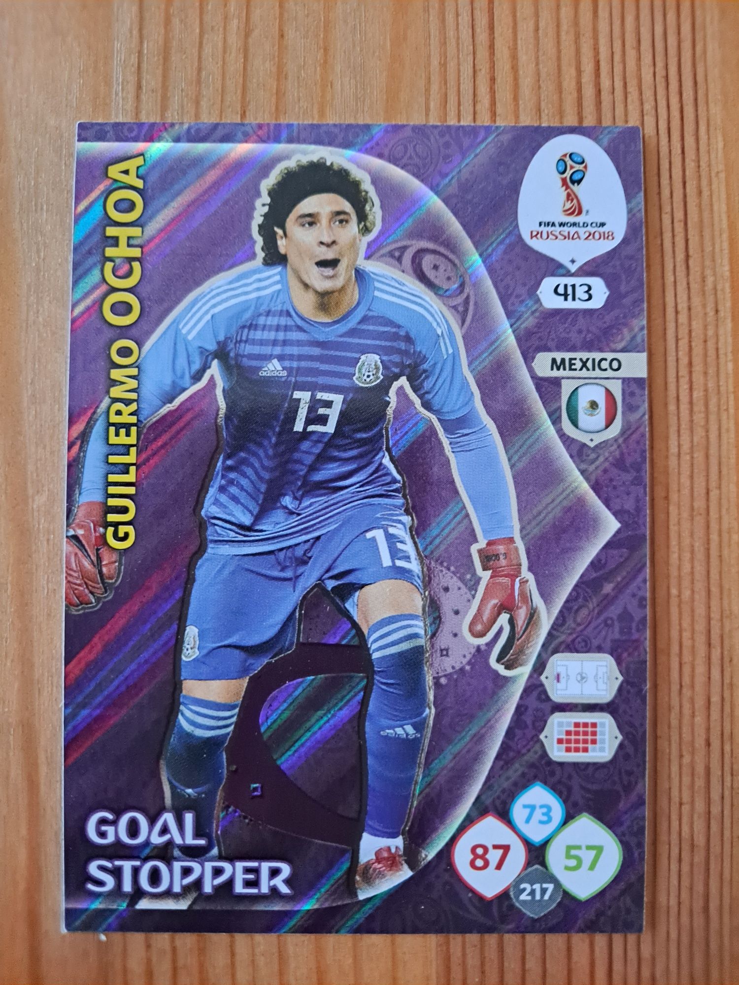 Guillermo Ochoa Panini FIFA World Cup Russia 2018.413