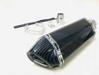 Wydech Tłumik Uniwersalny AKRAPOVIC Akrap Carbon Realistyczny ! 24H