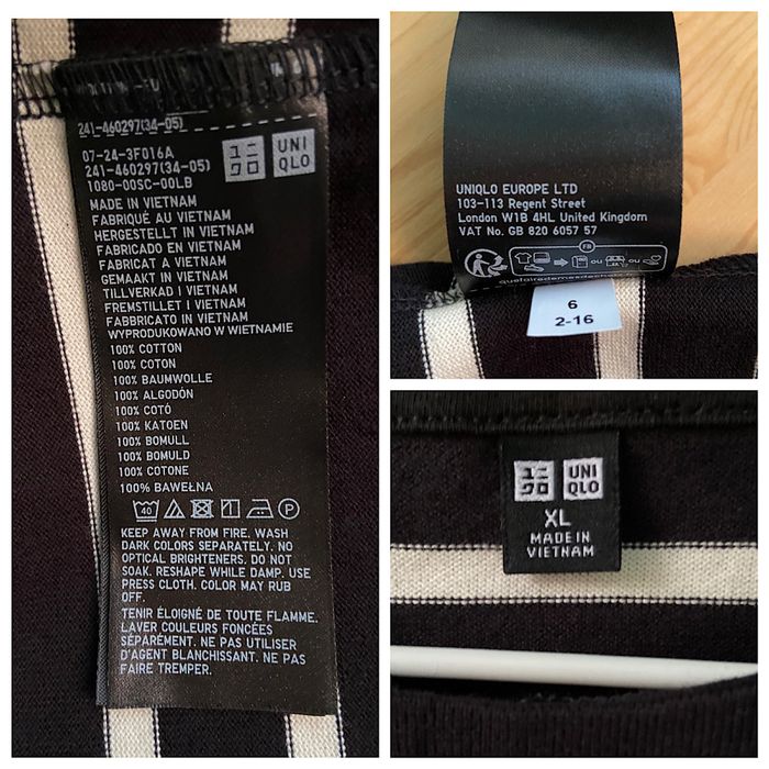 Стильний котоновий лонгслів у смужку від Uniqlo