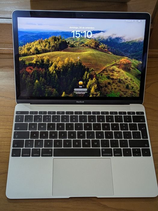 MacBook 12 Cinza prata bom estado