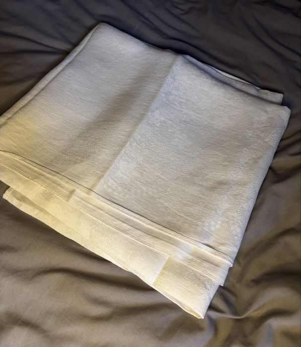 Вибита біла скатертина велика СРСР