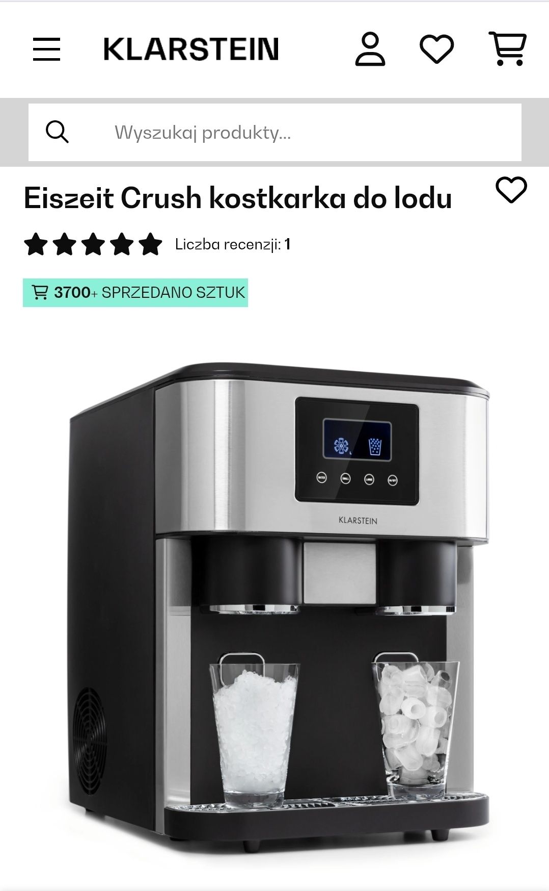 Kostkarka do lodu 3w1