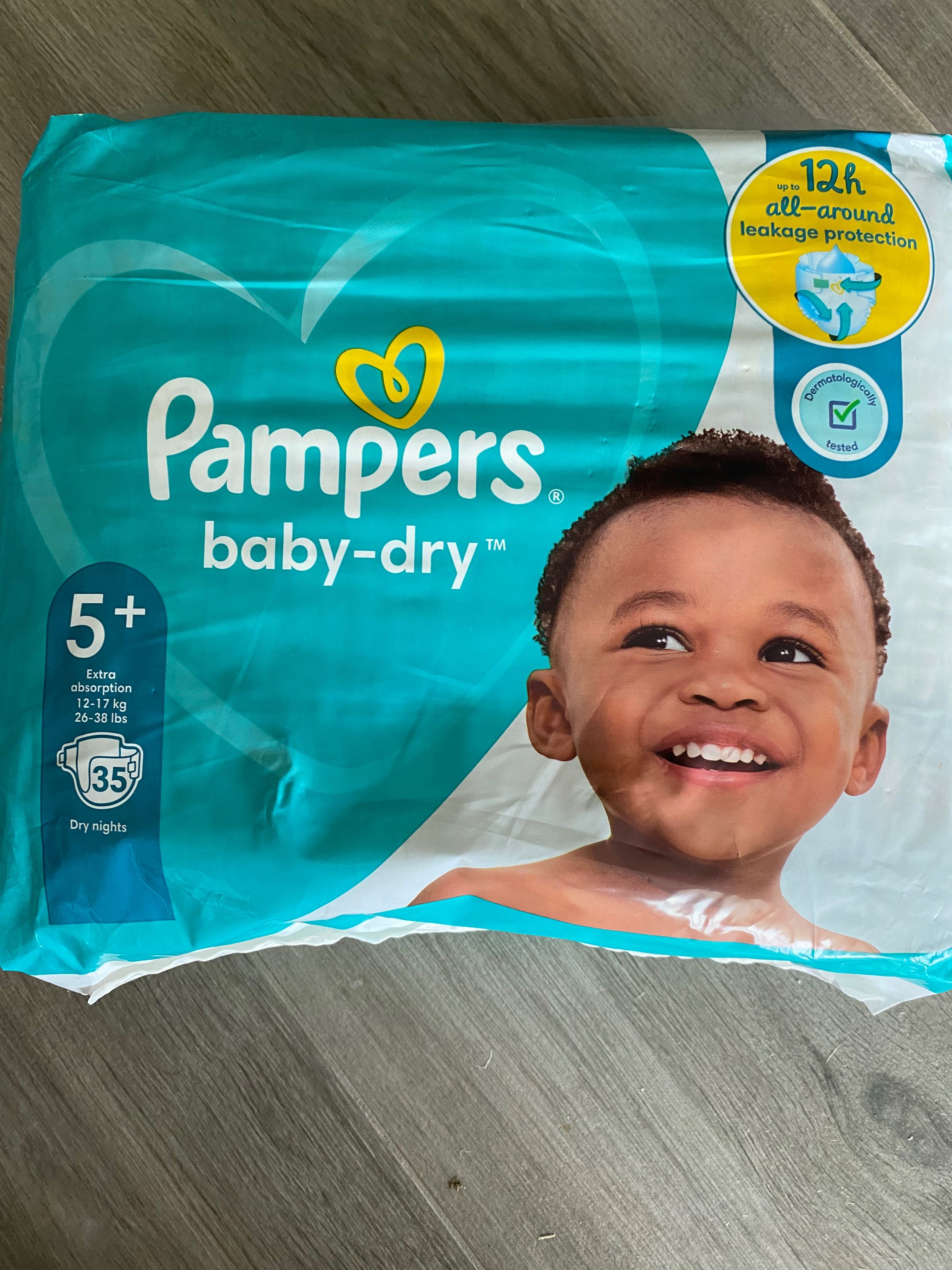 Підгузки Pampers baby - dry , розмір : 1, 2, 3 , 4, 5 та  5+