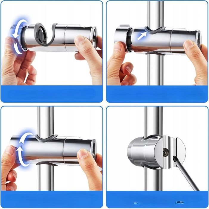 Bateria prysznicowa Joyoldelf SILVER srebrny