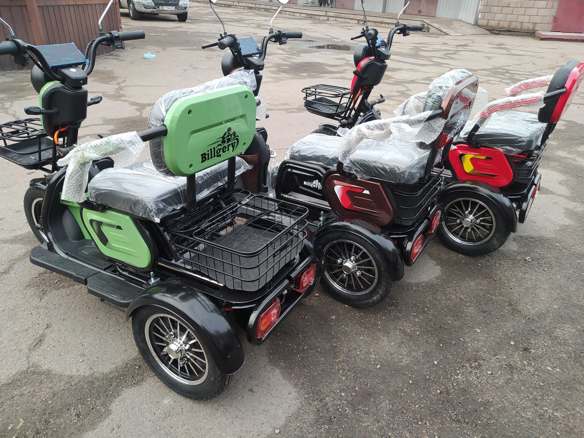 Электротрайк  Corso Billgery 800W/72V/20AH