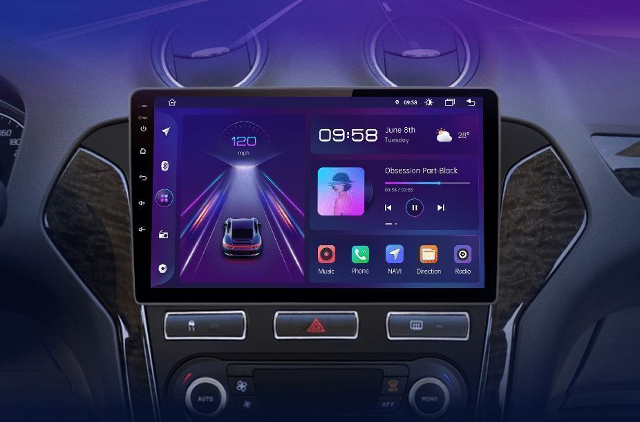 Radio Android CarPlay 8GB+256GB Ford Mondeo MK4