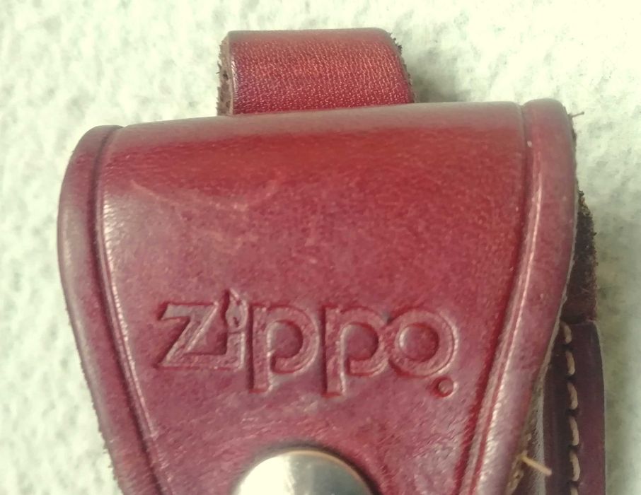 Capa ou bolsa de couro porta isqueiro Zippo original