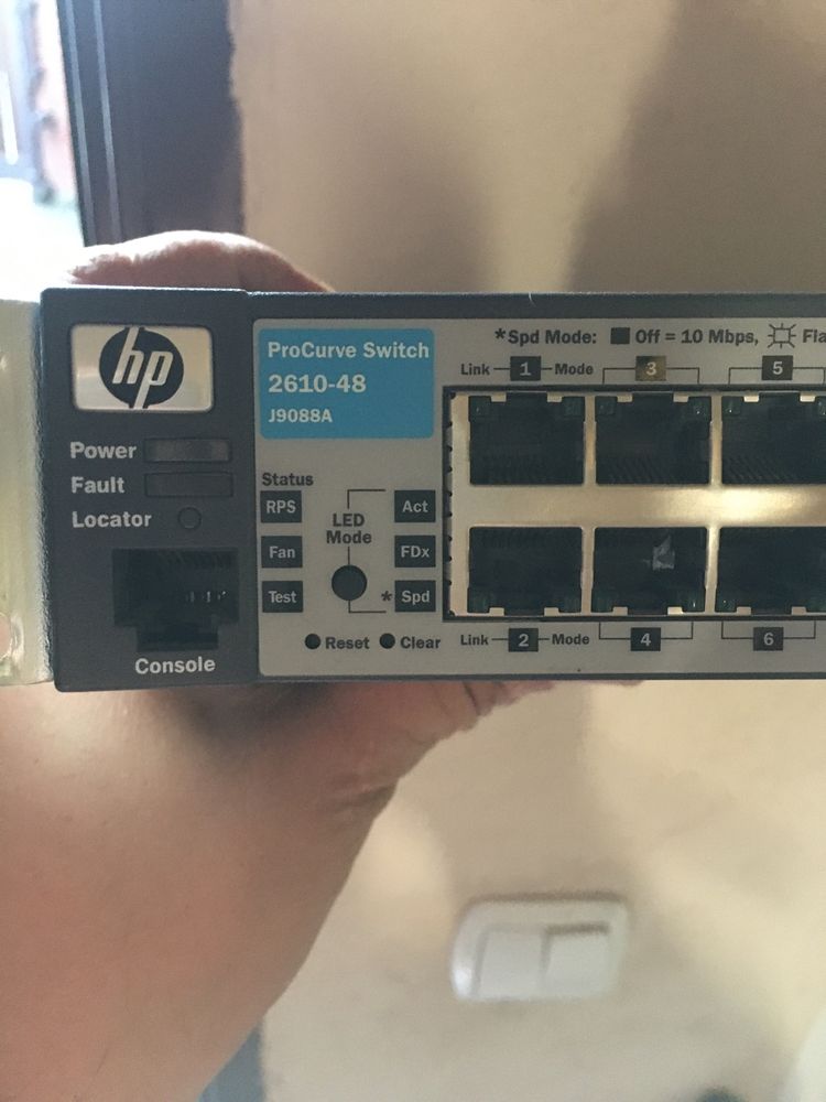 Switch hp procurve