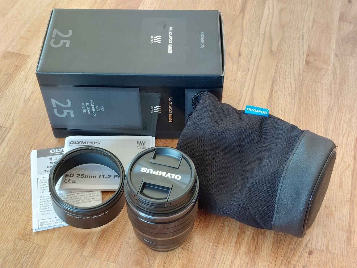 M.Zuiko Pro 25mm 1,2f stan bardzo dobry Najtaniej na OLX,