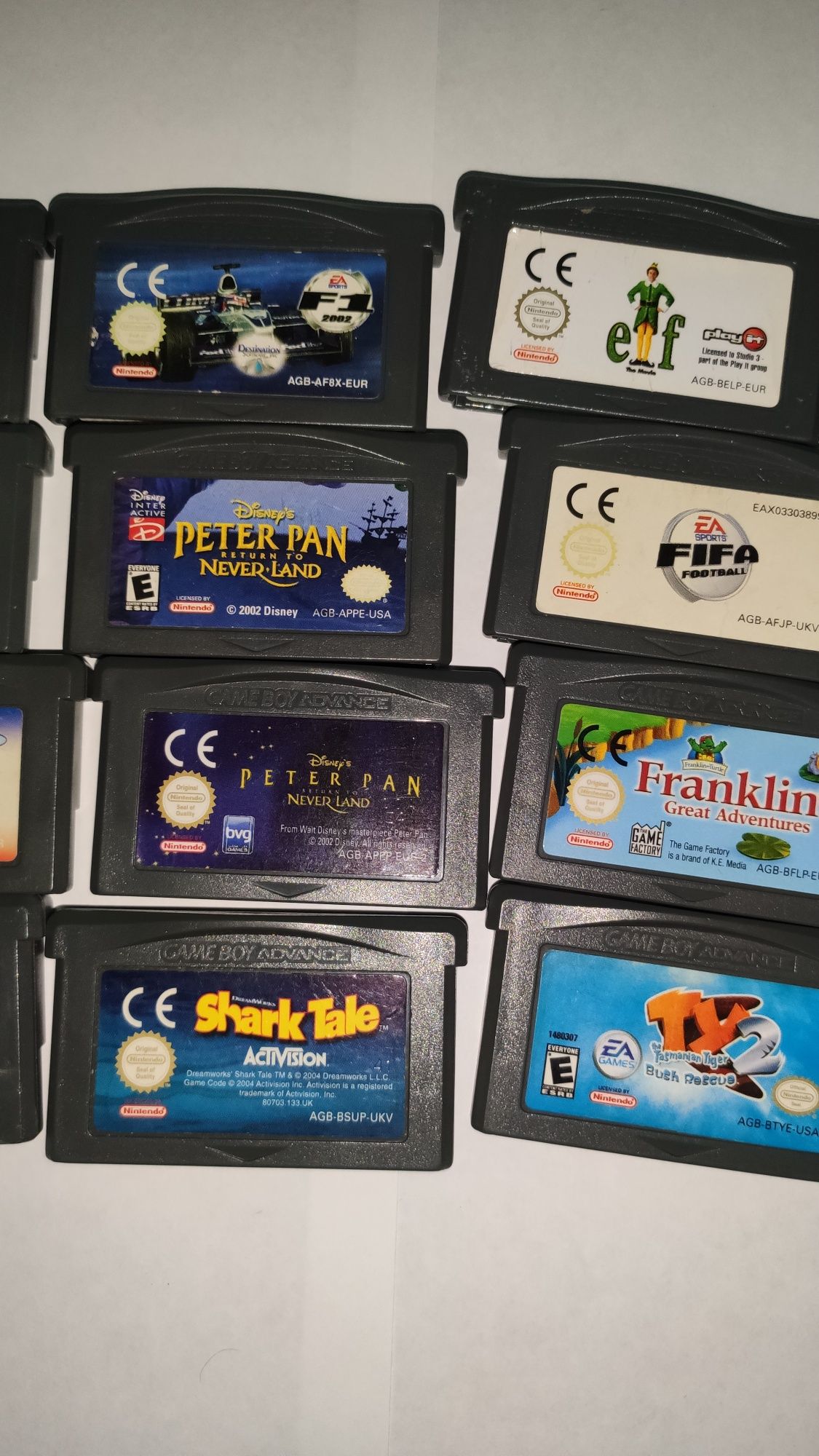 Jogos para game boy advance e gameboy Advance sp Nintendo