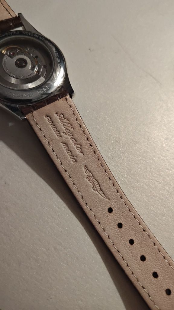 Zegarek męski klasyk Herbelin Automatic France Swiss Garniturowiec