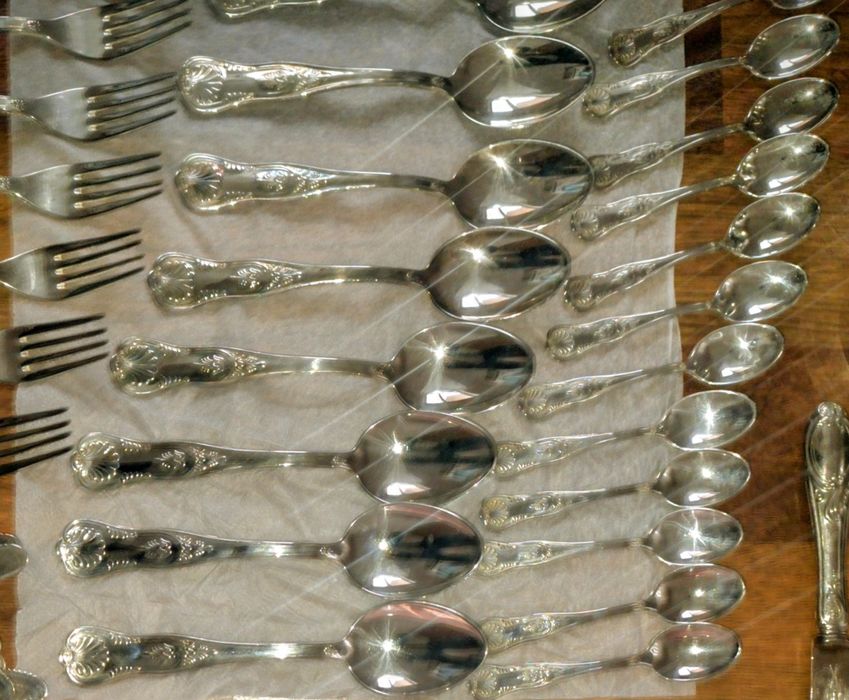 Мельхіор десертні прибори 36