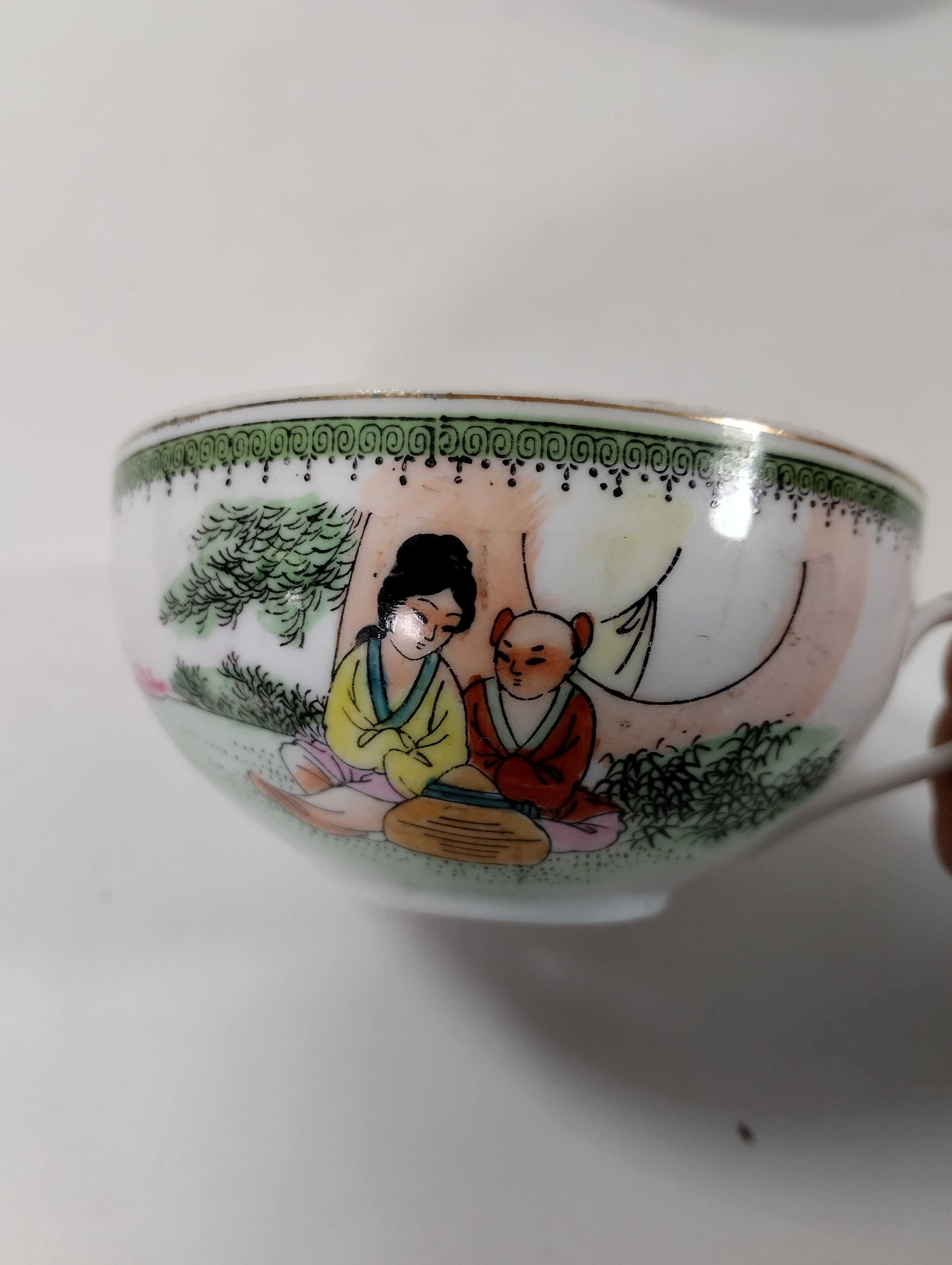 Chińska Porcelana Duo do herbaty
