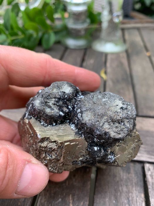 minerał piryt, rzadki piękny okaz 835 g !