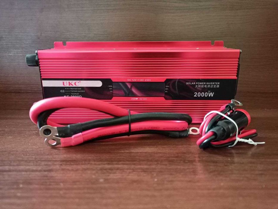 Преобразователь Автомобильный 12V 220V 2000 Вт Перетворювач Инвертор